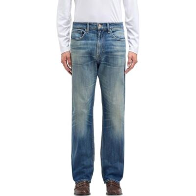 7 For All Mankind Easy Straight Bent, Bleu moyen., 29W 7 For All Mankind Easy Straight Bent, Bleu moyen., 29W