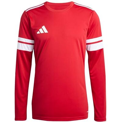 Maillot de football rouge à manches courtes Adidas Squadra25 - T-shirt Maillot de football rouge à manches courtes Adidas Squadra25 - T-shirt