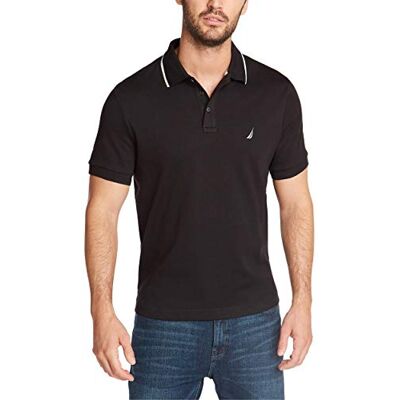 Nautica Polo Classique À Manches Courtes et Col À Double Pointe Polo Homme (lot de 1) Nautica Polo Classique À Manches Courtes et Col À Double Pointe Polo Homme (lot de 1)