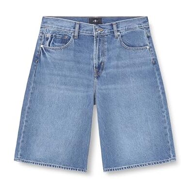 7 For All Mankind Short à jambes larges Mason, bleu clair, 34W 7 For All Mankind Short à jambes larges Mason, bleu clair, 34W