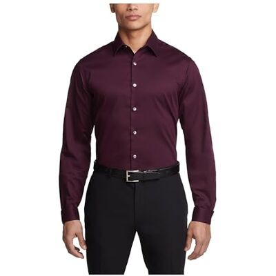 Van Heusen Poplin Regular Fit Solid Point Collar Dress Shirt Chemise habillée Homme Van Heusen Poplin Regular Fit Solid Point Collar Dress Shirt Chemise habillée Homme