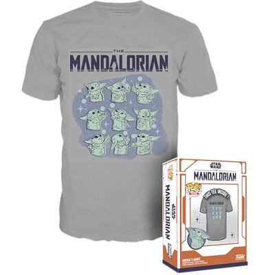 Funko Star Wars Mandalorian Grogu T-Shirt - Tees Funko Star Wars Mandalorian Grogu T-Shirt - Tees