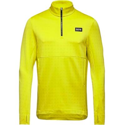 Gore Wear Camiseta GOREWEAR Everyday Thermo 1/4 Zip - T-shirt manches longues jaune néon - T-shirt Gore Wear Camiseta GOREWEAR Everyday Thermo 1/4 Zip - T-shirt manches longues jaune néon - T-shirt