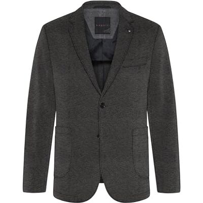 bugatti Veste pour homme à 1 rangée, gris foncé, 46, gris foncé, 48 bugatti Veste pour homme à 1 rangée, gris foncé, 46, gris foncé, 48