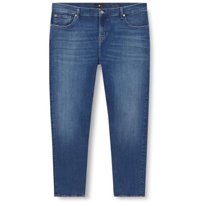 7 For All Mankind Slimmy Tapered Vernon, Bleu moyen., 29W 7 For All Mankind Slimmy Tapered Vernon, Bleu moyen., 29W