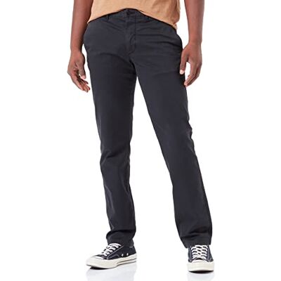 Tommy Hilfiger Denton Th Flex Satin GMD Pantalons Homme, Noir, 28W / 36L Tommy Hilfiger Denton Th Flex Satin GMD Pantalons Homme, Noir, 28W / 36L