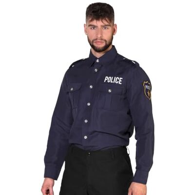 Chemise de police Boland - Manches longues, bleue - Chemise Chemise de police Boland - Manches longues, bleue - Chemise
