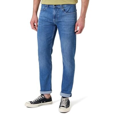7 For All Mankind Slimmy Tapered Mid Blue, Bleu moyen., 29W 7 For All Mankind Slimmy Tapered Mid Blue, Bleu moyen., 29W