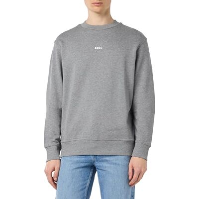 Boss Sweat Wesmallcrew pour homme, Gris clair/pastel 51, 6XL Boss Sweat Wesmallcrew pour homme, Gris clair/pastel 51, 6XL