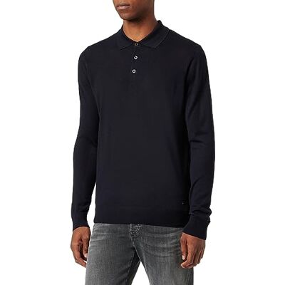 bugatti Pull à col rond pour homme, Marine-390, M bugatti Pull à col rond pour homme, Marine-390, M