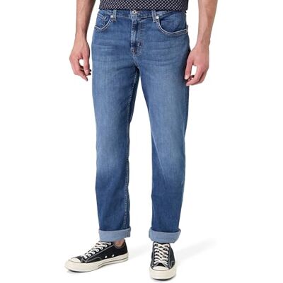 7 For All Mankind The Straight Midway, Bleu moyen., 29W 7 For All Mankind The Straight Midway, Bleu moyen., 29W