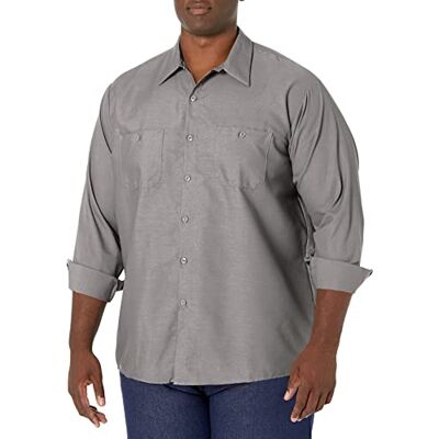 Red Kap Men's Industrial Work Shirt, Regular Fit, Long Sleeve Chemise de travail à boutons Homme (lot de 1) Red Kap Men's Industrial Work Shirt, Regular Fit, Long Sleeve Chemise de travail à boutons Homme (lot de 1)
