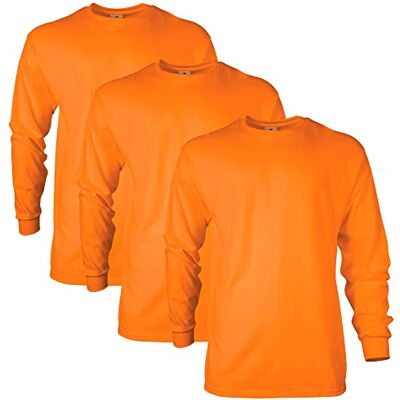 Gildan T- Shirt (Lot de 3) Homme, Orange Sécurité (Lot de 3), 3XL Gildan T- Shirt (Lot de 3) Homme, Orange Sécurité (Lot de 3), 3XL
