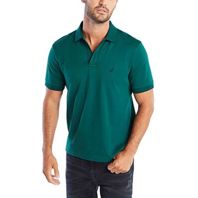 Nautica Coupe classique, manches courtes, couleur unie, coton doux Polo Homme Nautica Coupe classique, manches courtes, couleur unie, coton doux Polo Homme