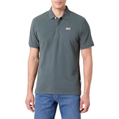Napapijri Evan Short Sleeve Polo Shirt Green Urban, vert, L Napapijri Evan Short Sleeve Polo Shirt Green Urban, vert, L