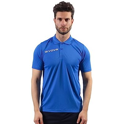 Givova POLO COTONE PIQUET SUMMER AZZURRO Tg. 3XL Givova POLO COTONE PIQUET SUMMER AZZURRO Tg. 3XL