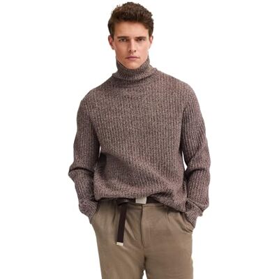 bugatti Pull à col roulé pour homme, 20-écru, XXL bugatti Pull à col roulé pour homme, 20-écru, XXL