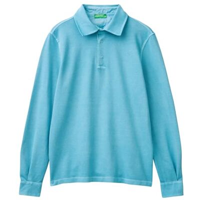United Pull Polo M/L, bleu, S United Pull Polo M/L, bleu, S