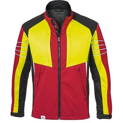 KÜBLER Workwear KÜBLER Veste forestière Ultrashell Pro, couleur : rouge/jaune, taille : M KÜBLER Workwear KÜBLER Veste forestière Ultrashell Pro, couleur : rouge/jaune, taille : M