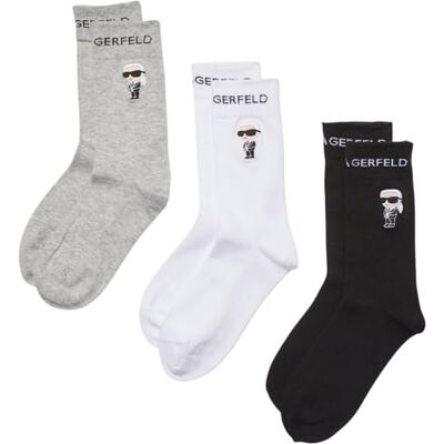 KARL LAGERFELD International B.V Lot de 3 paires de chaussettes pour homme, multicolore, 39-42 EU KARL LAGERFELD International B.V Lot de 3 paires de chaussettes pour homme, multicolore, 39-42 EU