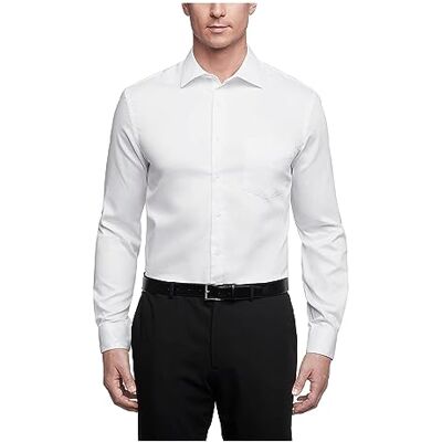 Van Heusen Chemises Habillées Coupe Régulière Lux Sateen Stretch Solid Chemise Homme (lot de 1) Van Heusen Chemises Habillées Coupe Régulière Lux Sateen Stretch Solid Chemise Homme (lot de 1)
