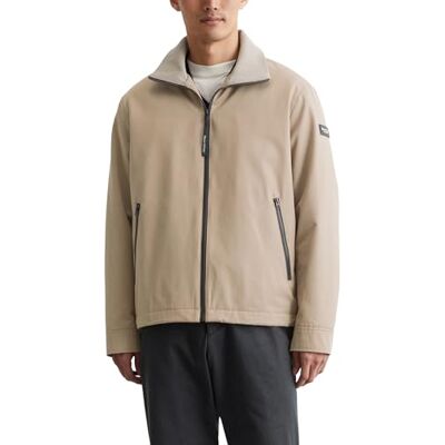Marc O'Polo Veste demi-saison imperméable doublée pour homme, Charleston Gray, L Marc O'Polo Veste demi-saison imperméable doublée pour homme, Charleston Gray, L