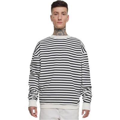 Urban Classics Col Ras du Cou Rayé Maillot de survêtement Homme (lot de 1) Urban Classics Col Ras du Cou Rayé Maillot de survêtement Homme (lot de 1)