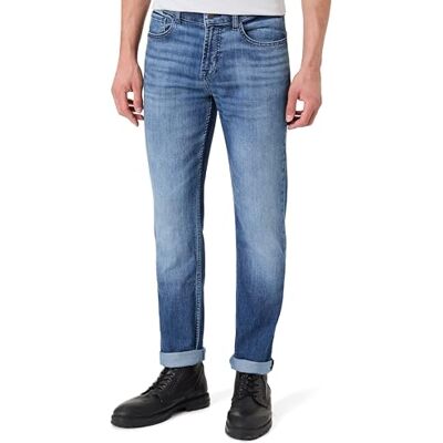 7 For All Mankind Coupe ajustée, Bleu moyen., 28W 7 For All Mankind Coupe ajustée, Bleu moyen., 28W