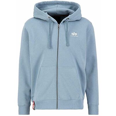 Alpha Basic Zip Hoody SL Veste Unisexe Adulte, Gris bleu, 3XL Alpha Basic Zip Hoody SL Veste Unisexe Adulte, Gris bleu, 3XL