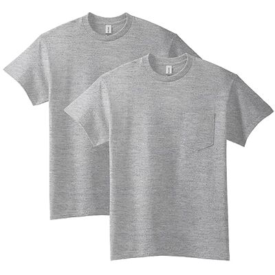 Gildan Lot de 2 T-shirts en Coton Ultra avec Poche pour Adulte Chemise Homme (lot de 2) Gildan Lot de 2 T-shirts en Coton Ultra avec Poche pour Adulte Chemise Homme (lot de 2)