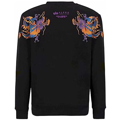 Alpha Sweat-shirt Dragon Emb pour homme (1 pièce) Alpha Sweat-shirt Dragon Emb pour homme (1 pièce)