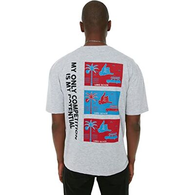 Trendyol T-shirt Tissé À Col Rond Standard Décontracté pour Homme Chemise Homme (lot de 1) Trendyol T-shirt Tissé À Col Rond Standard Décontracté pour Homme Chemise Homme (lot de 1)