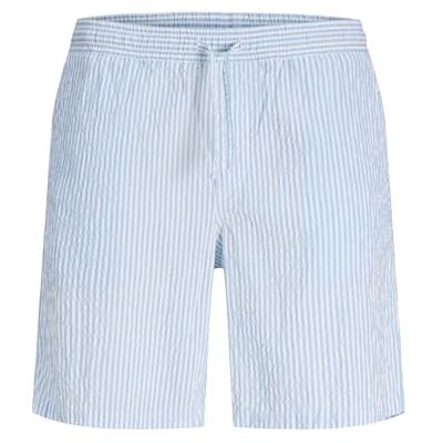 JACK & JONES Jpstjaiden Milo Seersucker Short SRT, Bleu de Cachemire, XS Homme, Bleu de Cachemire, XS JACK & JONES Jpstjaiden Milo Seersucker Short SRT, Bleu de Cachemire, XS Homme, Bleu de Cachemire, XS