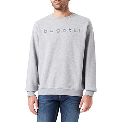 bugatti Sweater Homme, Gris Clair, L bugatti Sweater Homme, Gris Clair, L