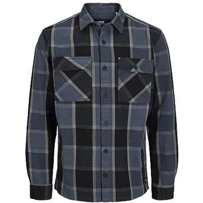 JACK & JONES Rddbrady Check Overshirt L/S Sn Chemise décontractée Homme JACK & JONES Rddbrady Check Overshirt L/S Sn Chemise décontractée Homme