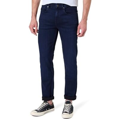 7 For All Mankind Jean slim transparent pour homme, bleu foncé, 28W 7 For All Mankind Jean slim transparent pour homme, bleu foncé, 28W