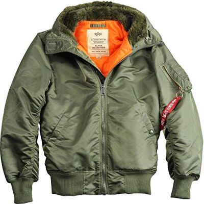 Alpha Veste bomber pour homme, Vert sage., 3XL Alpha Veste bomber pour homme, Vert sage., 3XL