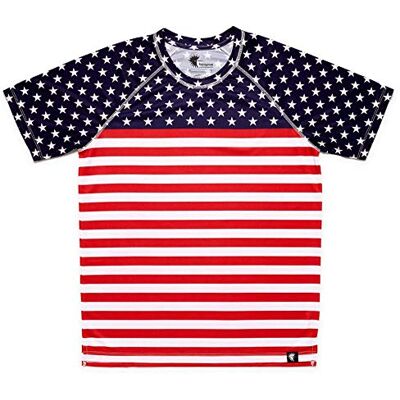 T-shirt Technique de Course Homme Stars & Stripes - Vêtements T-shirt Technique de Course Homme Stars & Stripes - Vêtements