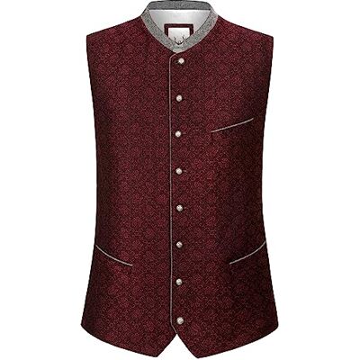 STOCKERPOINT Original No. 1 Country & More Stockerpoint Gilet traditionnel Marino pour homme, bordeaux, 56 STOCKERPOINT Original No. 1 Country & More Stockerpoint Gilet traditionnel Marino pour homme, bordeaux, 56