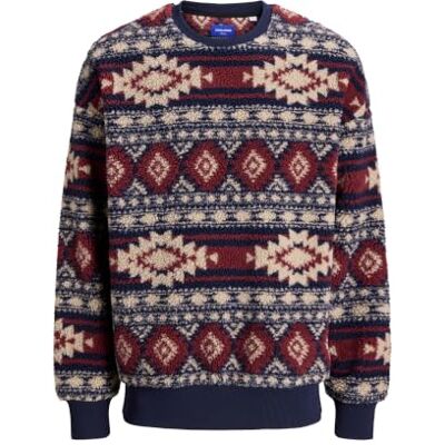 JACK & JONES Joreddie Teddy Crew Neck T25, Blazer Bleu Marine, L Homme, Blazer Bleu marine, L JACK & JONES Joreddie Teddy Crew Neck T25, Blazer Bleu Marine, L Homme, Blazer Bleu marine, L