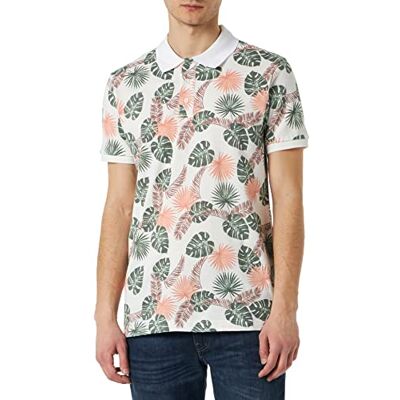 LTB Jeans Polo Gapehe pour homme, Thé Rose Flowers Mixed Parfait Pink 13729, S LTB Jeans Polo Gapehe pour homme, Thé Rose Flowers Mixed Parfait Pink 13729, S