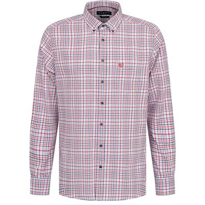 bugatti Chemise boutonnée à manches longues pour homme Coupe moderne, Rouge 950, S bugatti Chemise boutonnée à manches longues pour homme Coupe moderne, Rouge 950, S