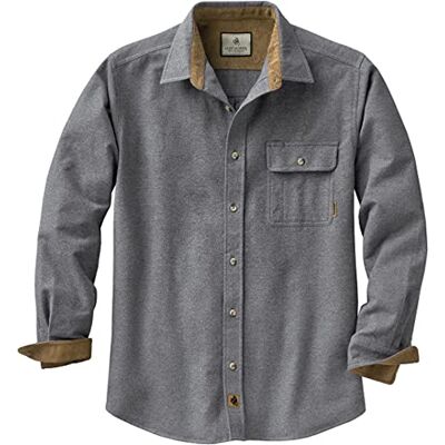 Legendary Whitetails Buck Camp Flannel Shirt, Long Sleeve Heather Button Down For Men Casual Shirt With Corduroy Cuffs Manches longues Homme (lot de 1) Legendary Whitetails Buck Camp Flannel Shirt, Long Sleeve Heather Button Down For Men Casual Shirt With Corduroy Cuffs Manches longues Homme (lot de 1)