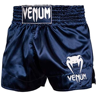 Shorts de Muay Thai Venum XXL Bleu Marine Blanc - Shorts Shorts de Muay Thai Venum XXL Bleu Marine Blanc - Shorts