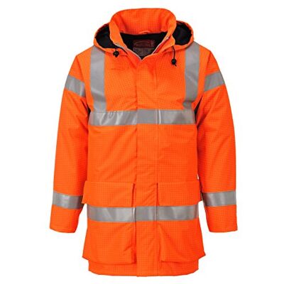 Portwest Blouson pilote HV Pluie Bizflame antistatique et flamme retardant, Couleur: Jaune, Taille: XXXL, S773YERXXXL Portwest Blouson pilote HV Pluie Bizflame antistatique et flamme retardant, Couleur: Jaune, Taille: XXXL, S773YERXXXL