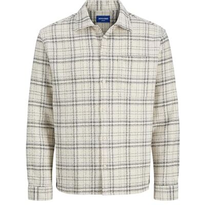 JACK & JONES Joryork Grainy Chemise à carreaux Taille L, Bronze, L JACK & JONES Joryork Grainy Chemise à carreaux Taille L, Bronze, L