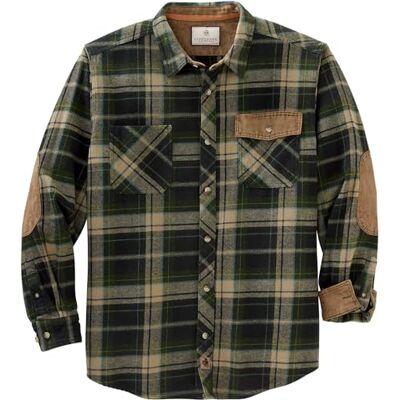 Legendary Whitetails Harbor Heavyweight Flannel Shirt Chemise à bouton bas Homme (lot de 1) Legendary Whitetails Harbor Heavyweight Flannel Shirt Chemise à bouton bas Homme (lot de 1)