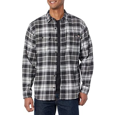 Dickies Flex Long Sleeve Flannel Shirt Chemise à bouton bas Homme Dickies Flex Long Sleeve Flannel Shirt Chemise à bouton bas Homme
