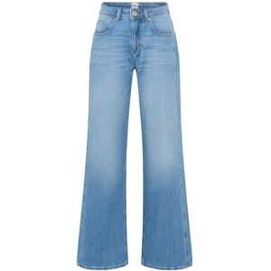 BRAX Pantalon Morgan Heritage Denim Wide Leg pour femme, 28 bleu clair usé, 27W / 30L BRAX Pantalon Morgan Heritage Denim Wide Leg pour femme, 28 bleu clair usé, 27W / 30L