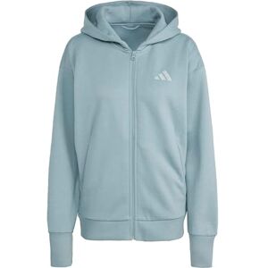 adidas dam ALL SZN FLEECE FULL-ZIP HOODIE, Wonder Sage, S adidas dam ALL SZN FLEECE FULL-ZIP HOODIE, Wonder Sage, S